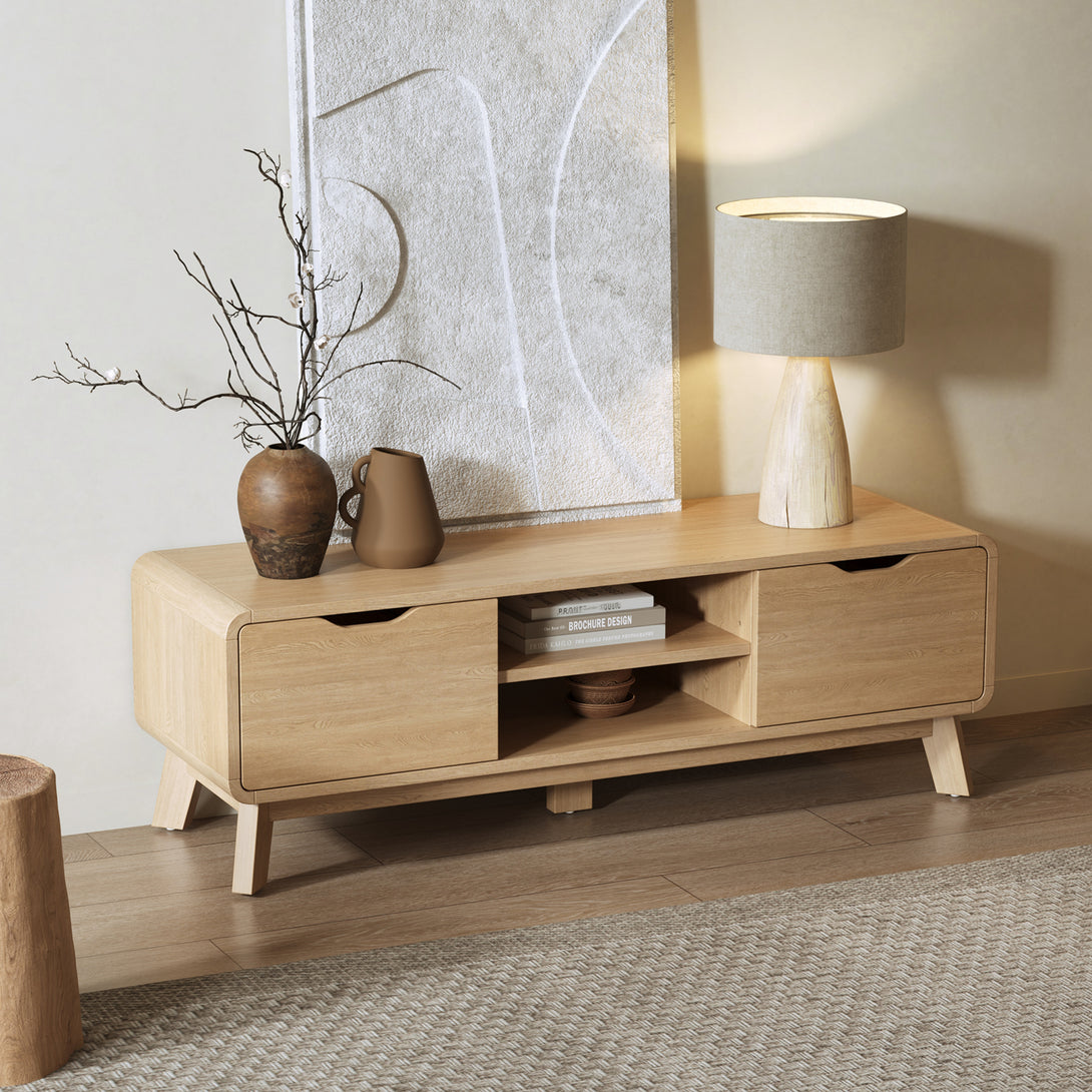 Fredy 1.2m Entertainment Unit - Oak