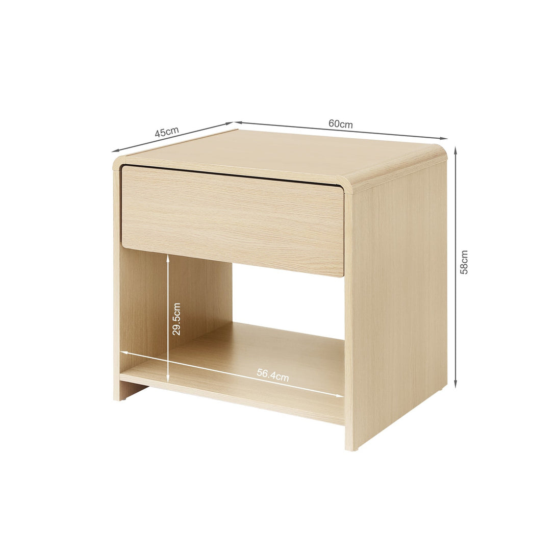 Blake Bedside Table - Oak