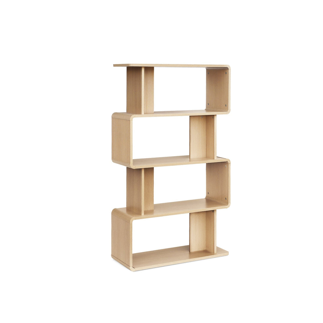 Waitoa 4 Tier Storage Shelf - Oak