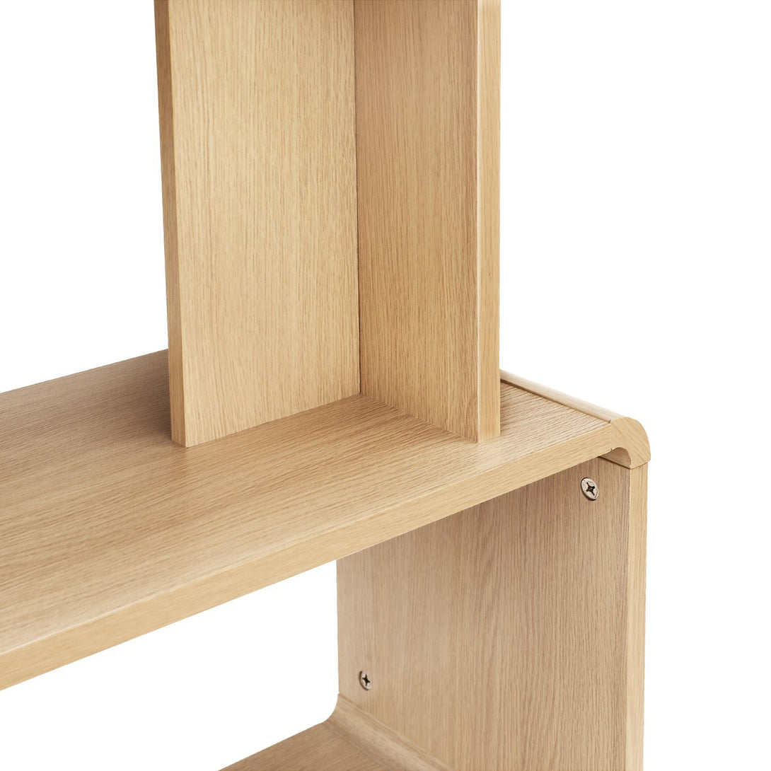 Waitoa 4 Tier Storage Shelf - Oak