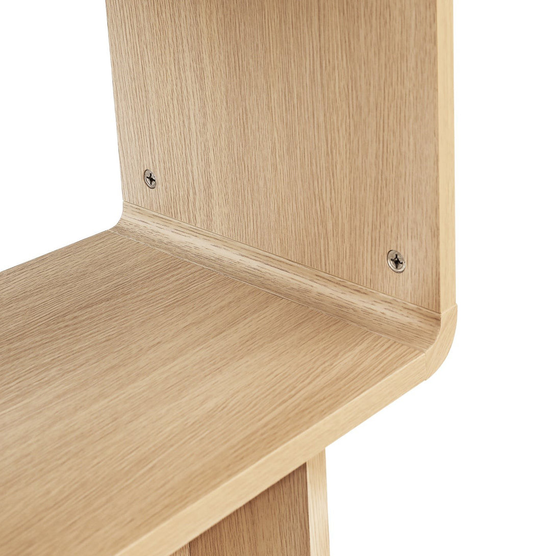 Waitoa 4 Tier Storage Shelf - Oak