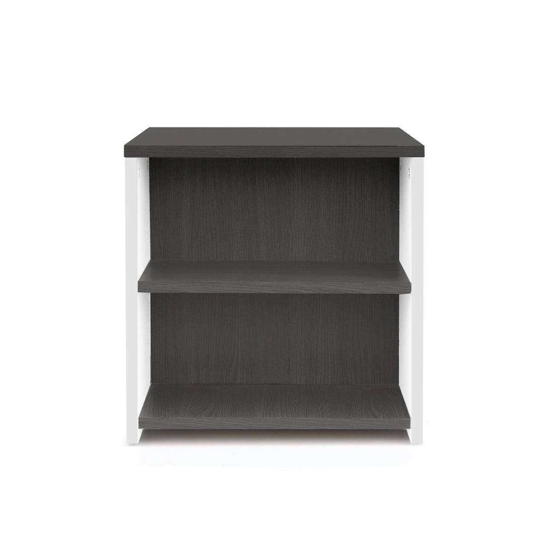 Dustin Side Table - Oak Grey + White