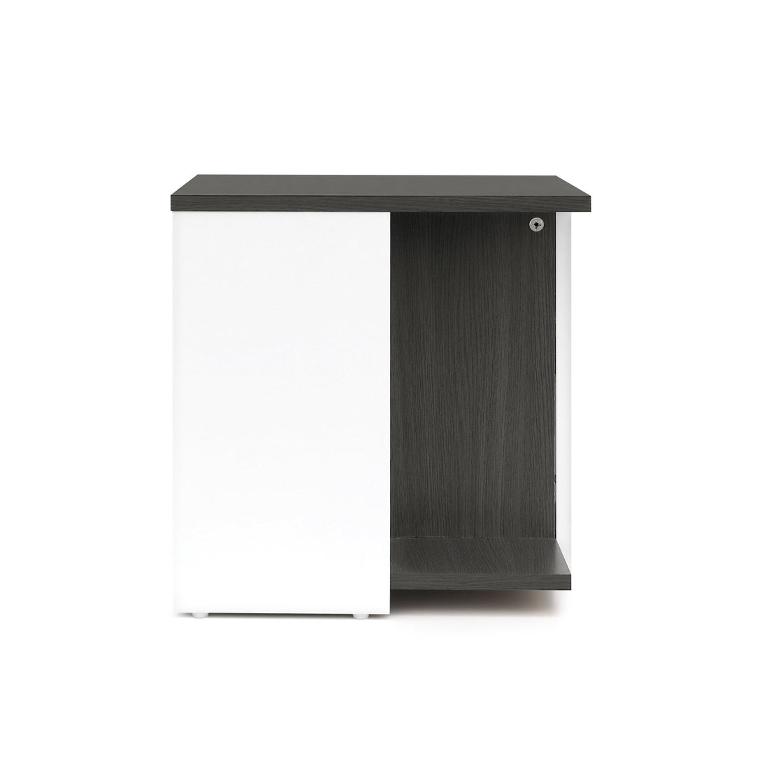 Dustin Side Table - Oak Grey + White