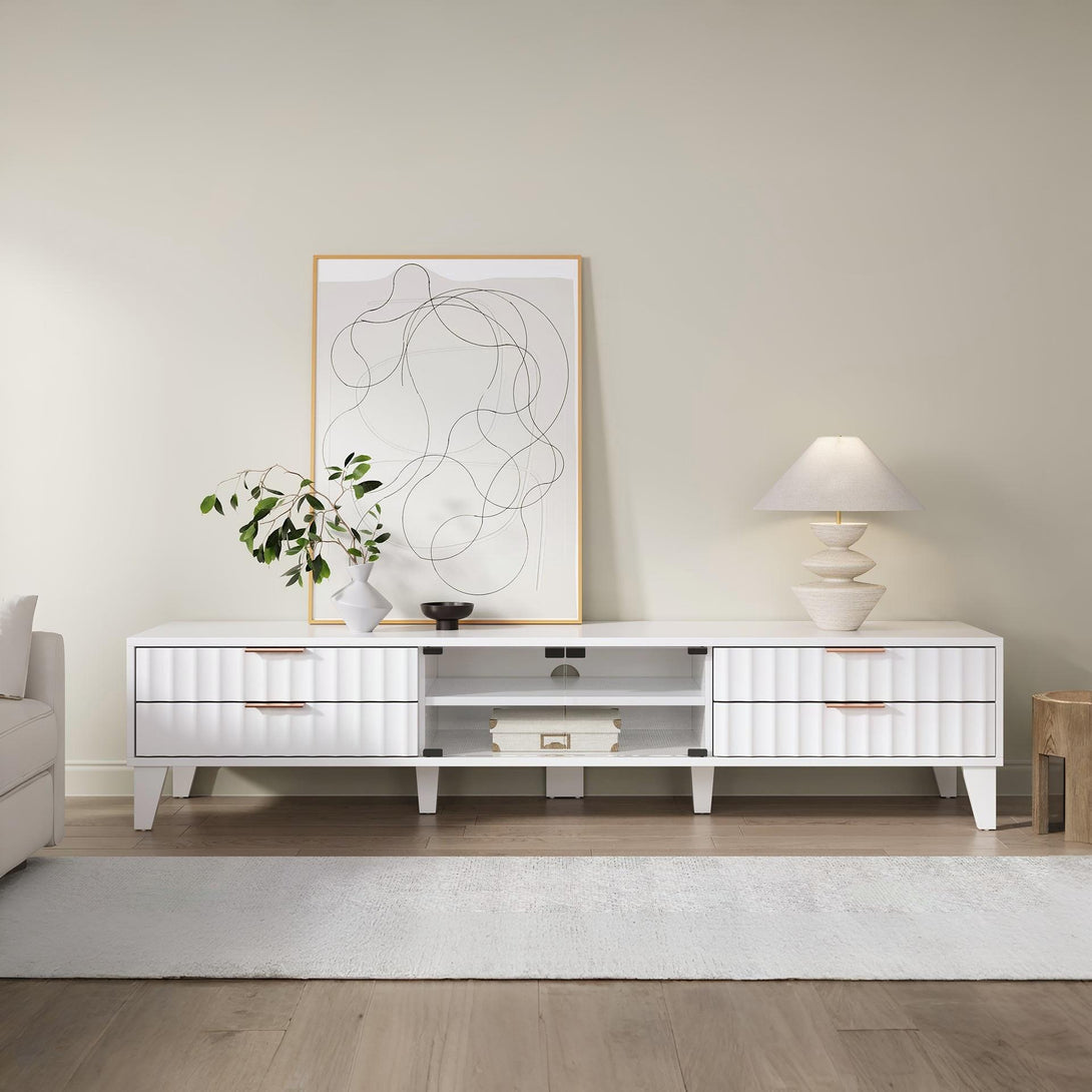 Charlie 1.8m Entertainment Unit - White