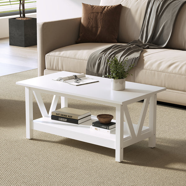 Wister Coffee Table - White