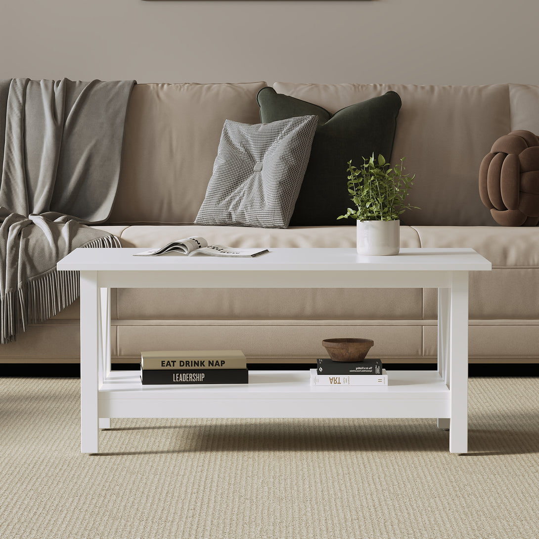 Wister Coffee Table - White