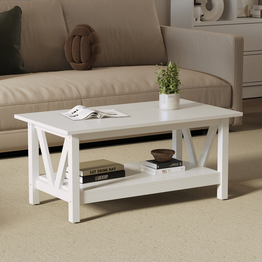 Wister Coffee Table - White