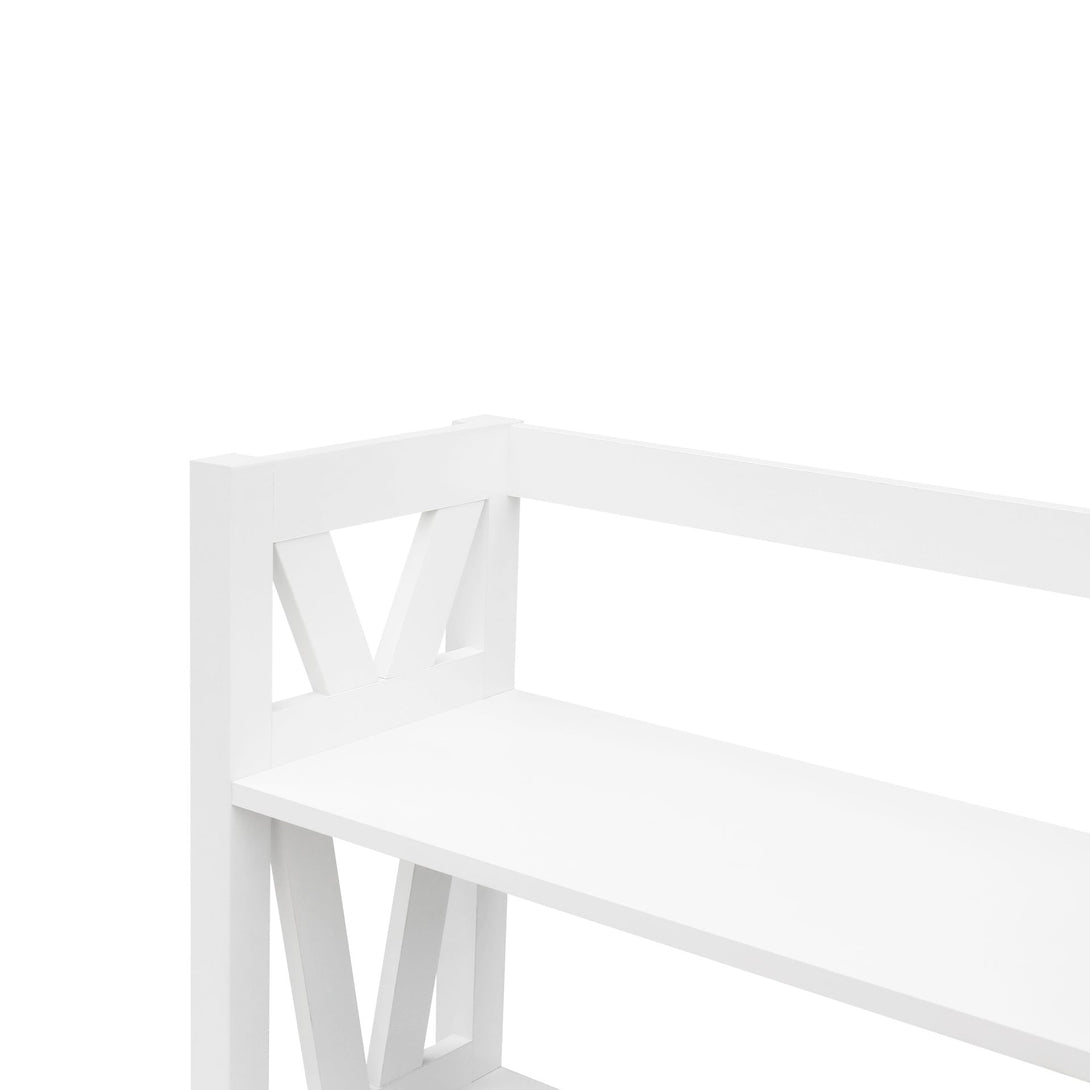 Wister 3 Tier Bookshelf - White