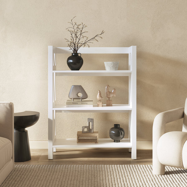 Wister 3 Tier Bookshelf - White