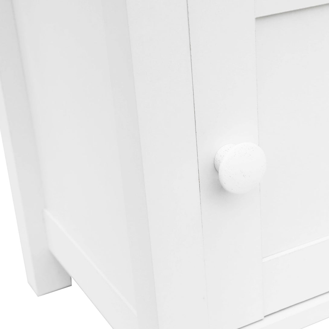 Wister 1 Door Storage Cabinet - White