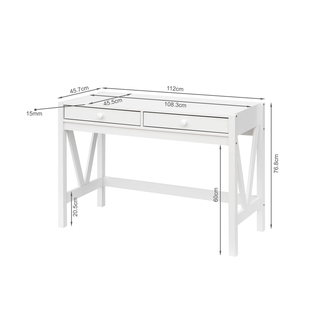 Wister Console Table - White