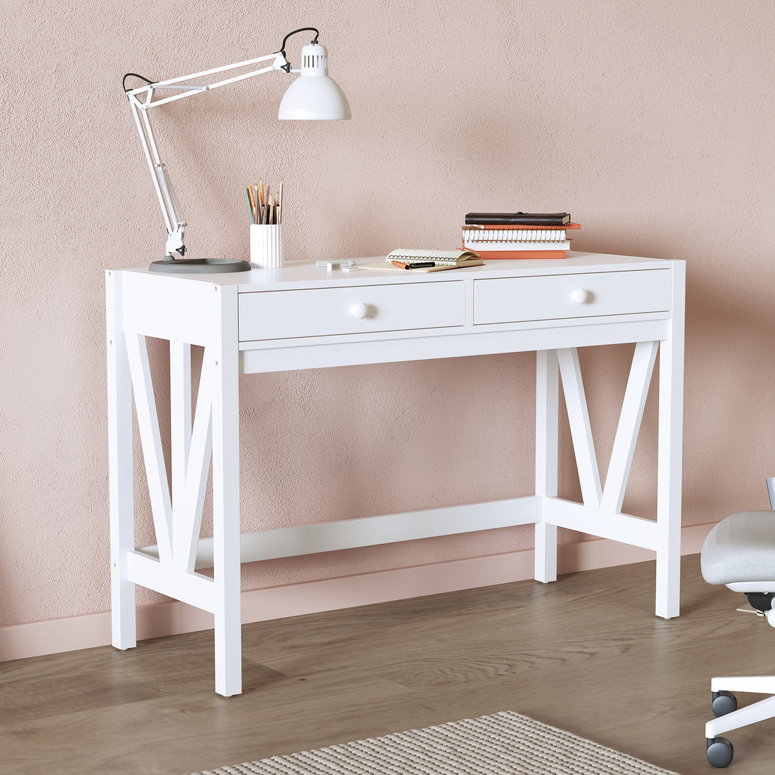 Wister Console Table - White