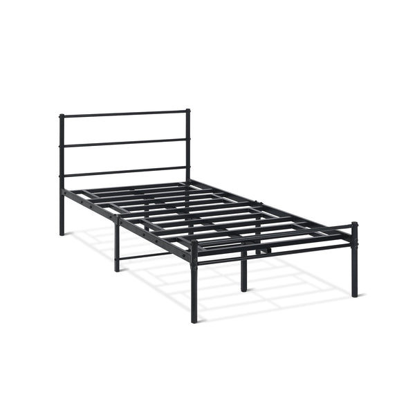 Sienna Single Metal Bed Frame - Black (0.077m3 - 17kg)