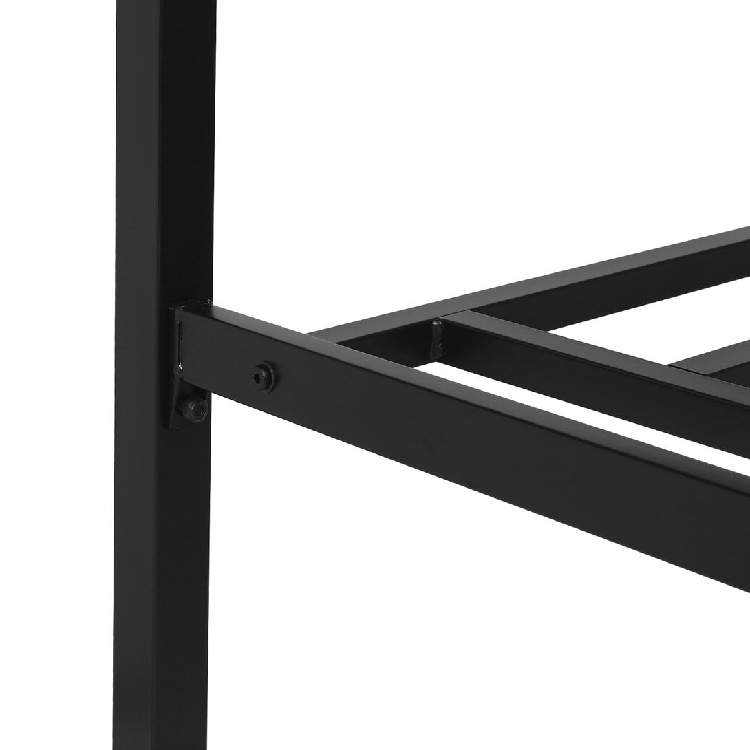 Bella Single Bed Frame - Oak + Black
