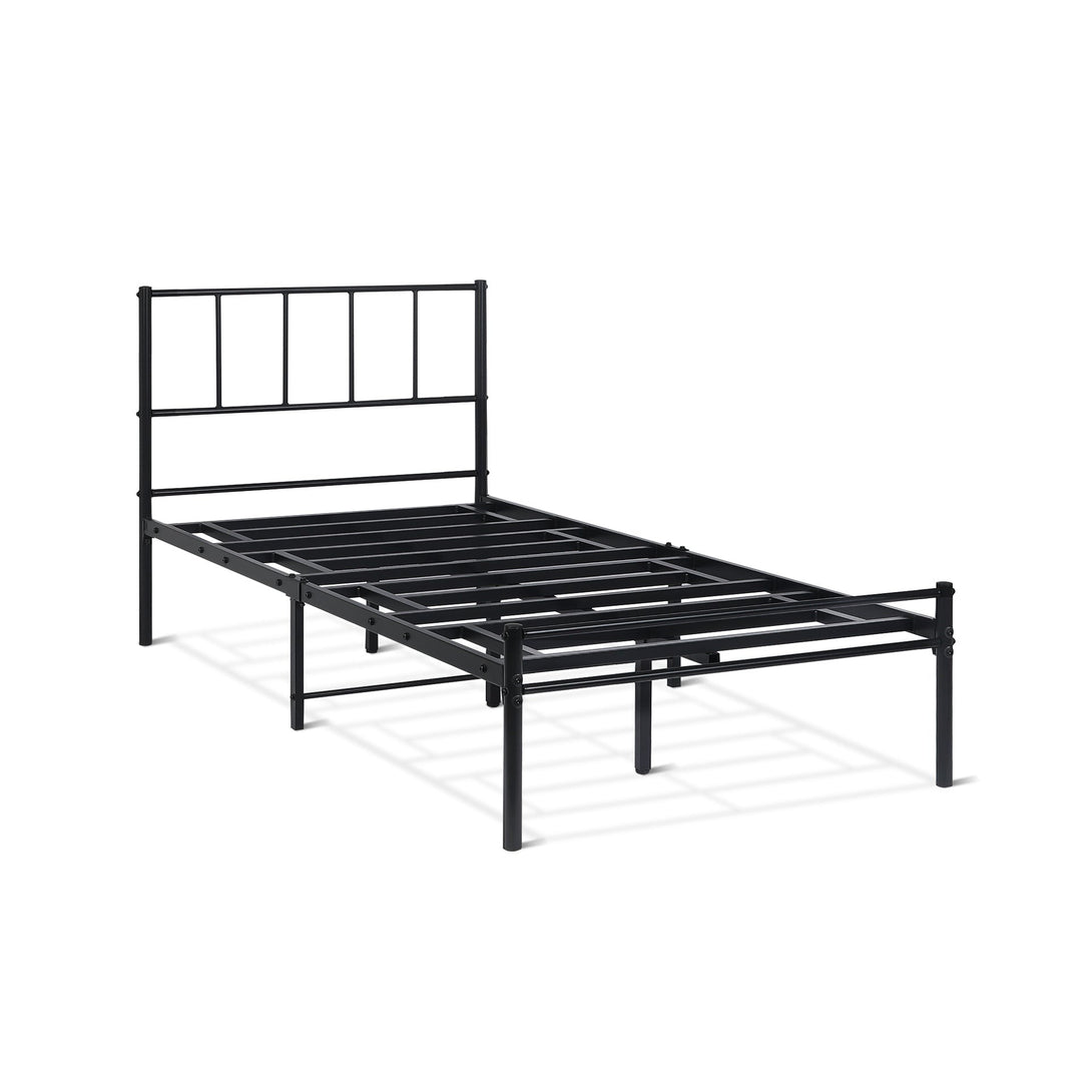 Sophia Single Metal Bed Frame - Black