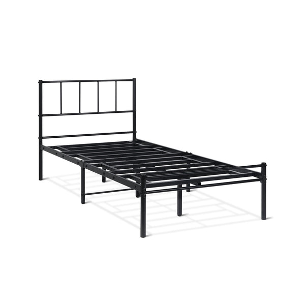 Sophia Single Metal Bed Frame - Black