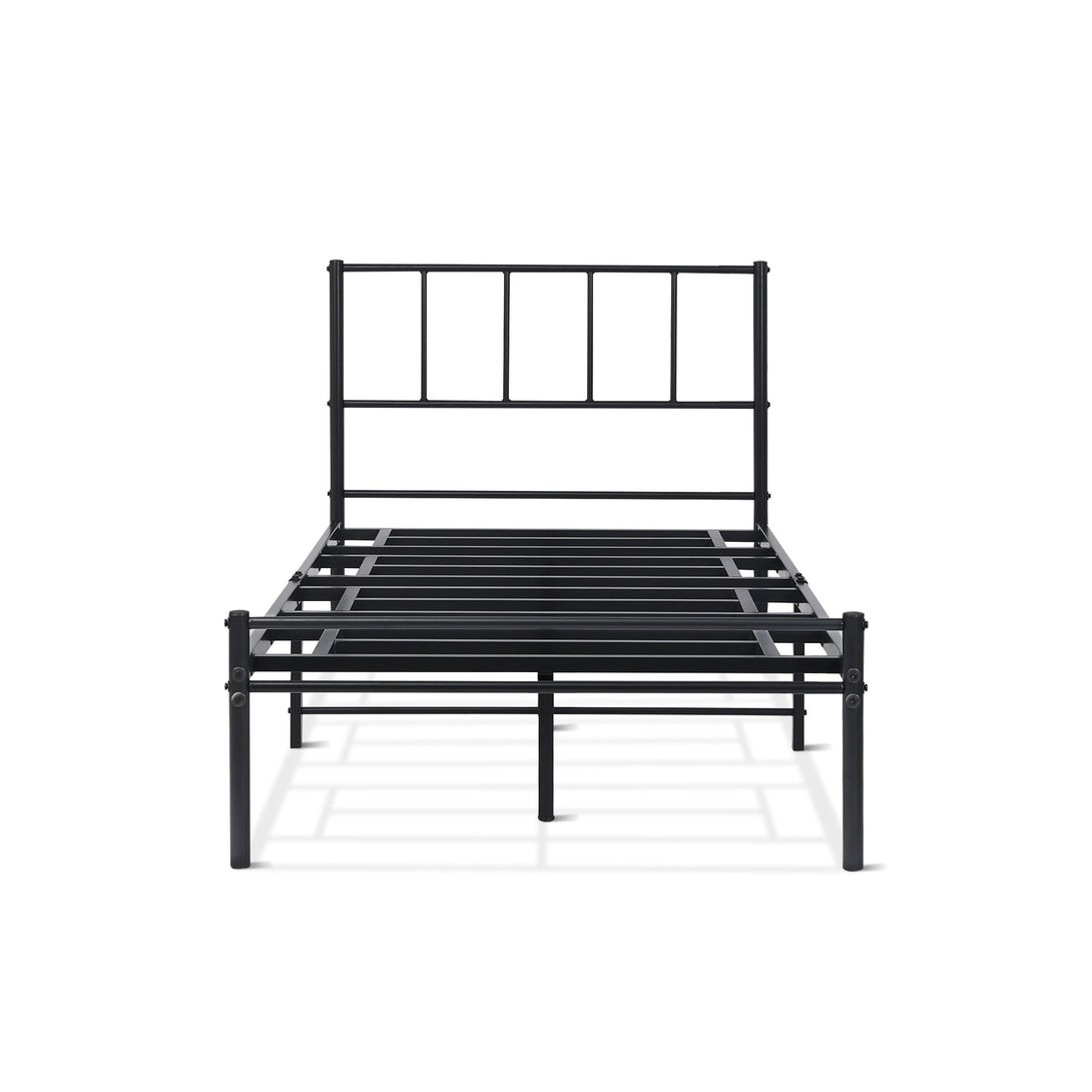 Sophia Single Metal Bed Frame - Black