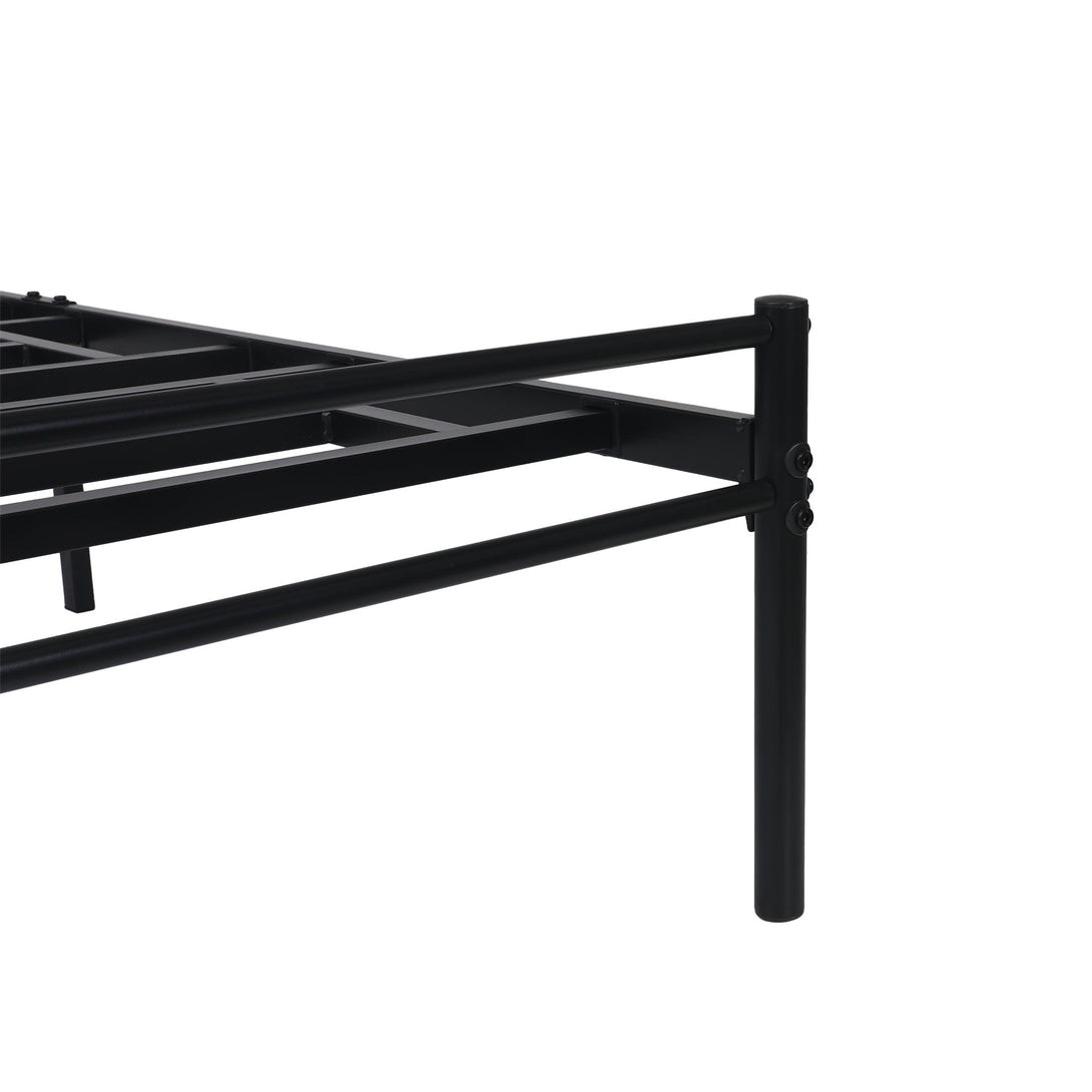 Sophia Single Metal Bed Frame - Black