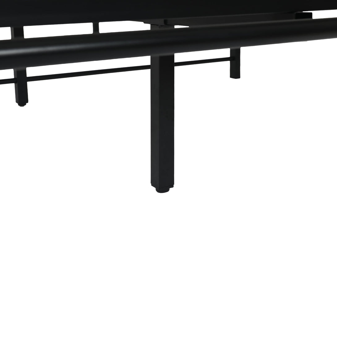 Sophia Single Metal Bed Frame - Black