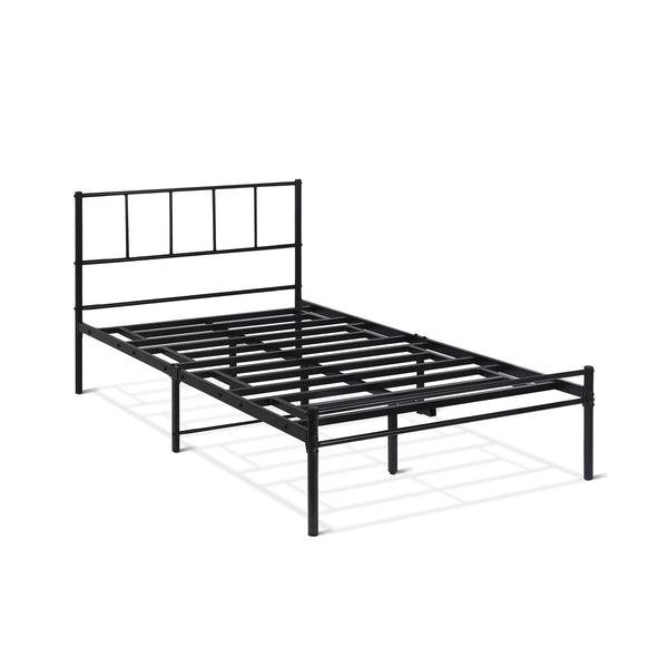 Sophia King Single Metal Bed Frame - Black