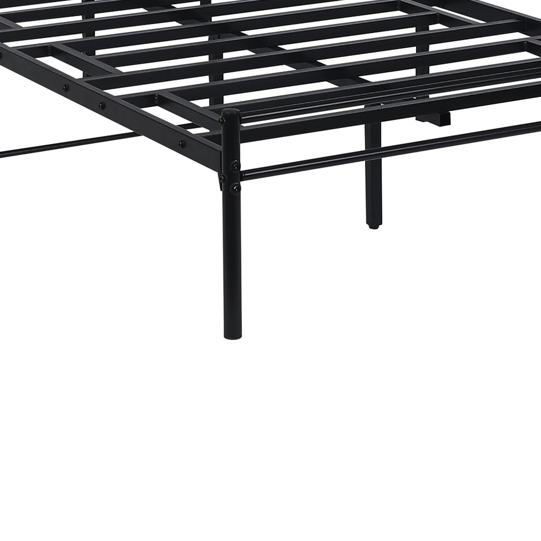 Sophia King Single Metal Bed Frame - Black