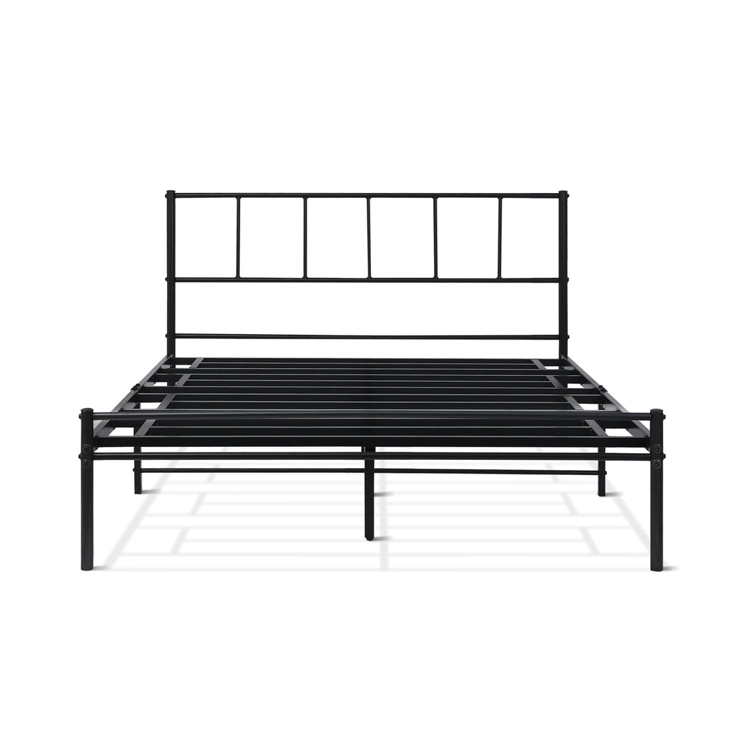 Sophia Double Metal Bed Frame - Black