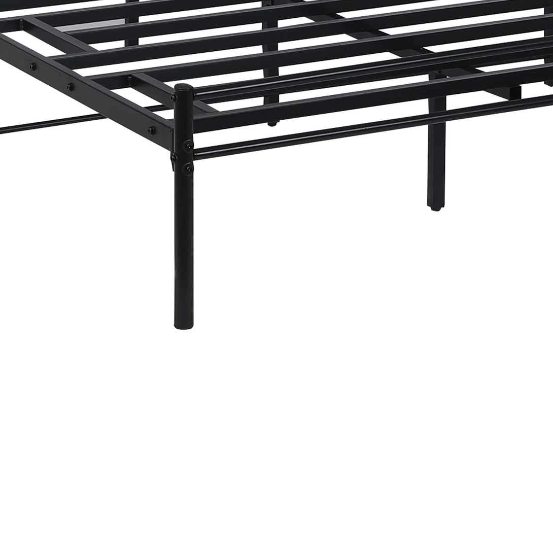 Sophia Double Metal Bed Frame - Black
