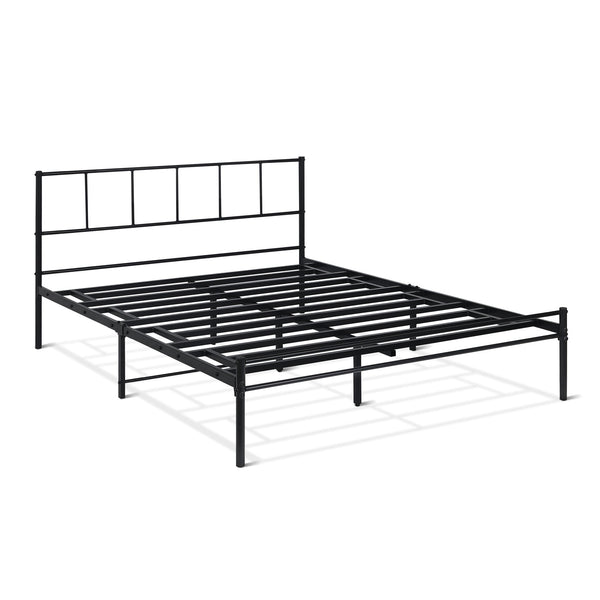 Sophia Queen Metal Bed Frame - Black