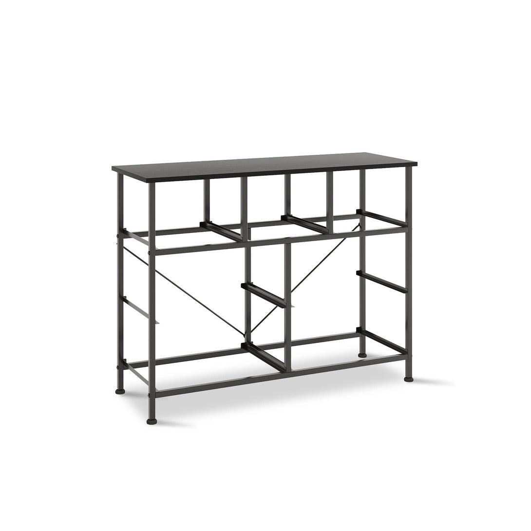 Madilyn 7 Drawers Lowboy - Black + Mix