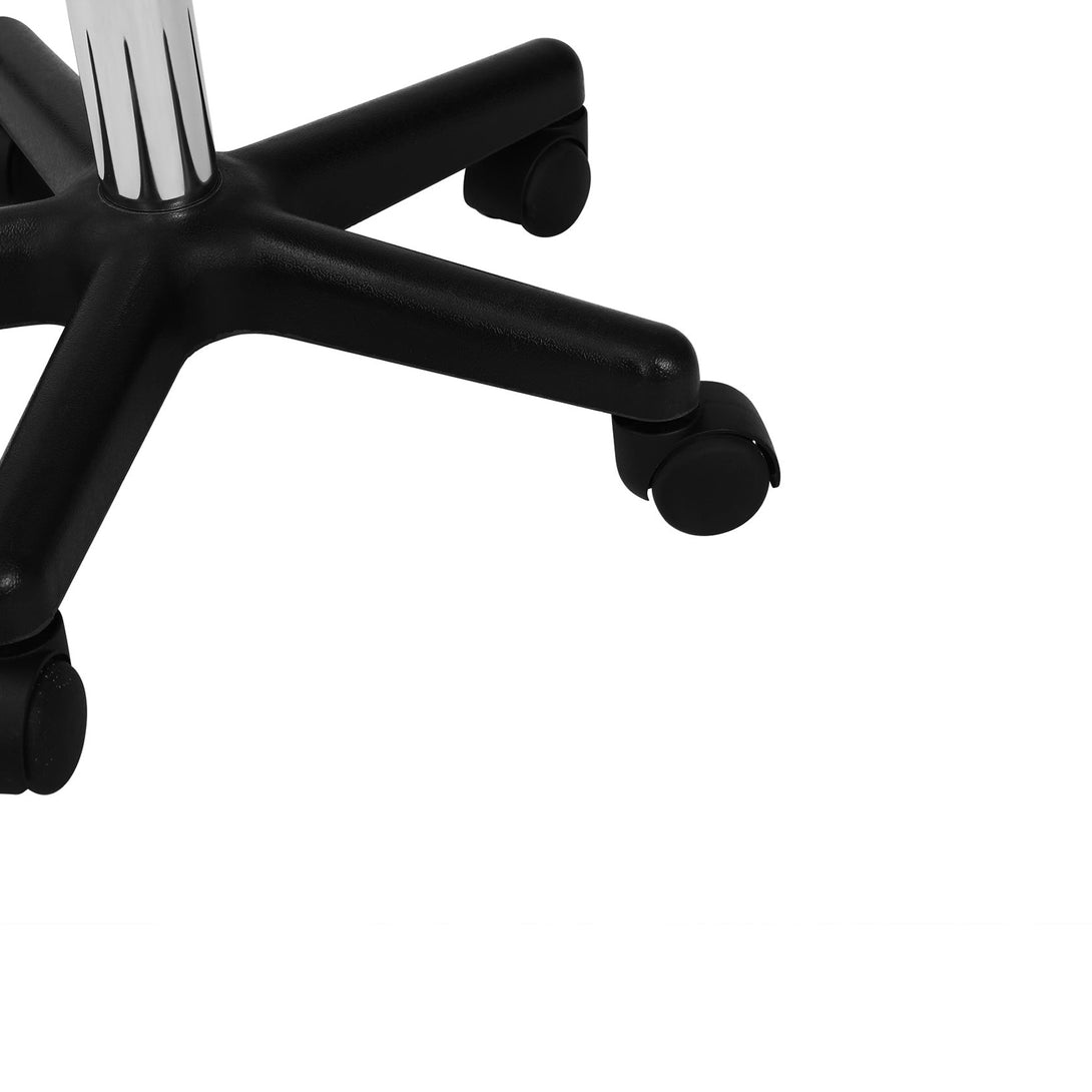 Rae Office Stool with PU Leather - Black (0.031m3 - 5kg)