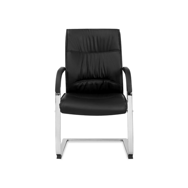 Ryder PU Leather Cantilever Office Chair - Black
