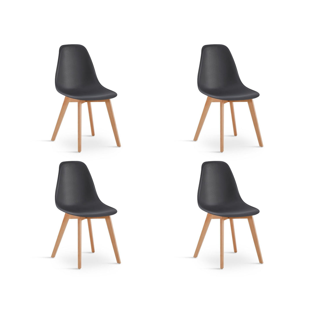 Ansel Dining Chair - Set of 4 - Black