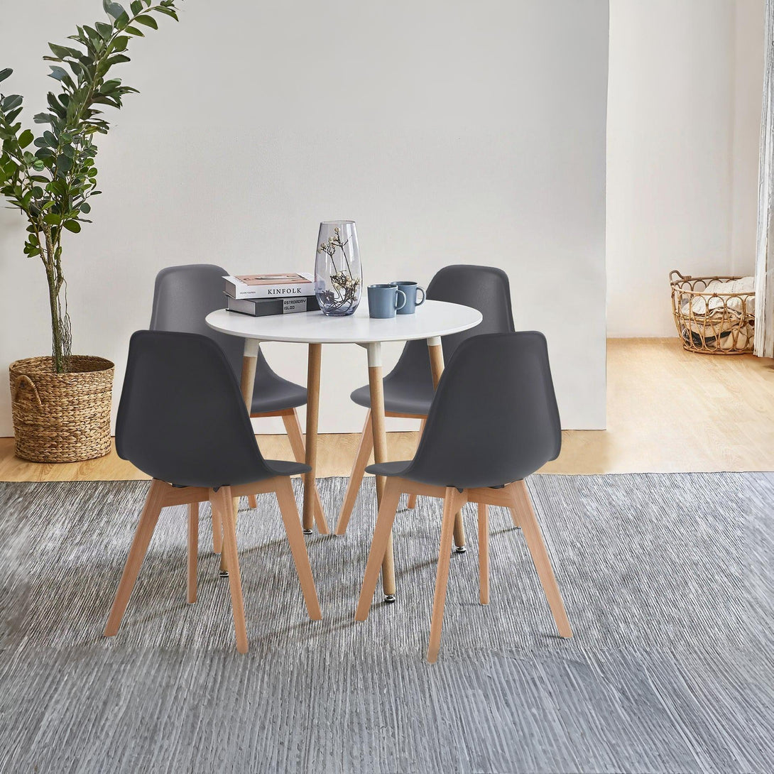 Ansel Dining Chair - Set of 4 - Grey