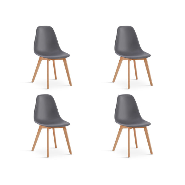 Ansel Dining Chair - Set of 4 - Grey