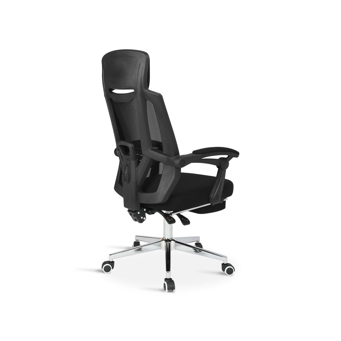 Melissa Office Chair with Footrest - Black