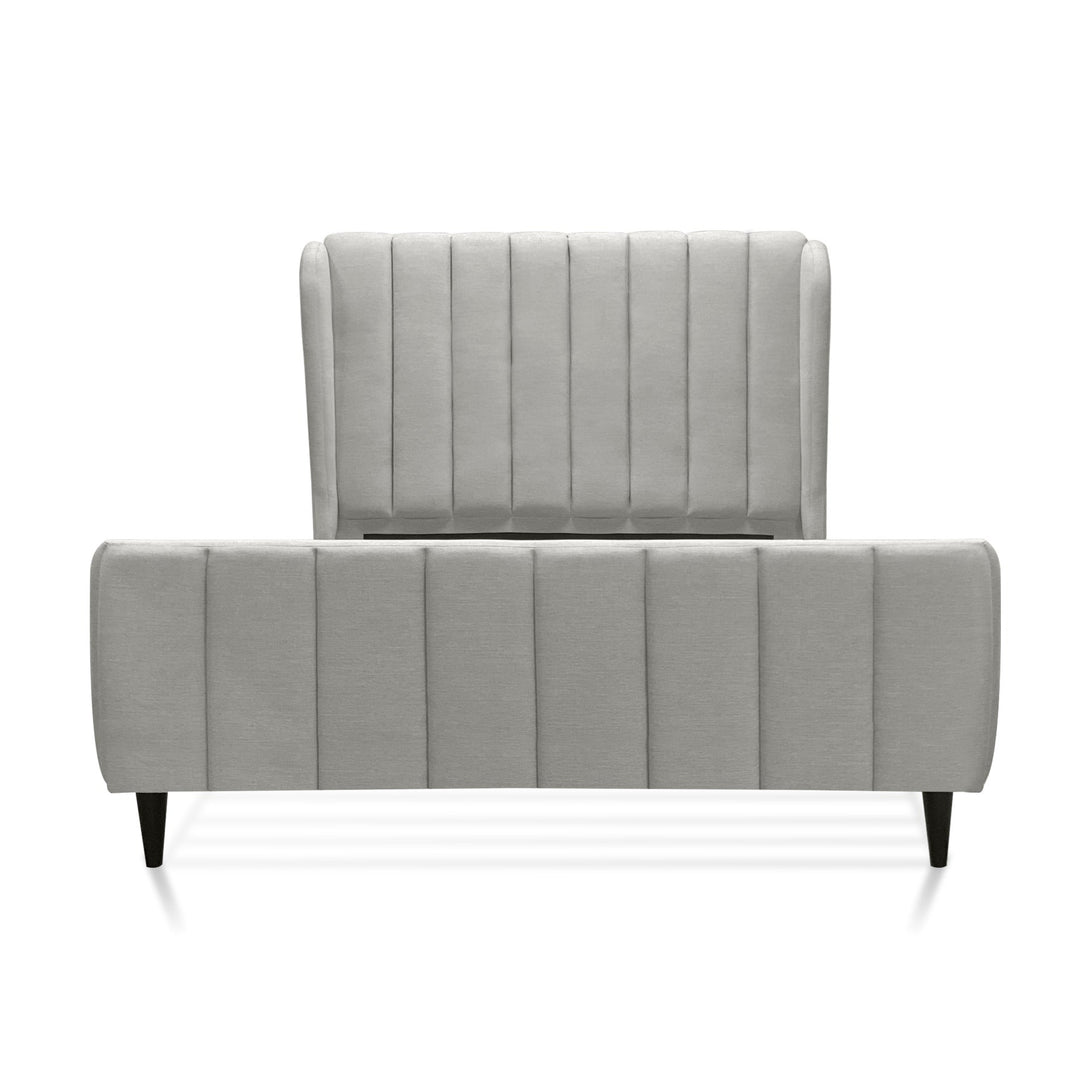 Royal Queen Bed Frame - Oat White