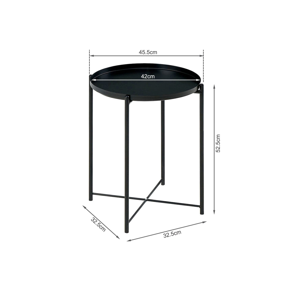 Xenia Round Coffee Table - Black