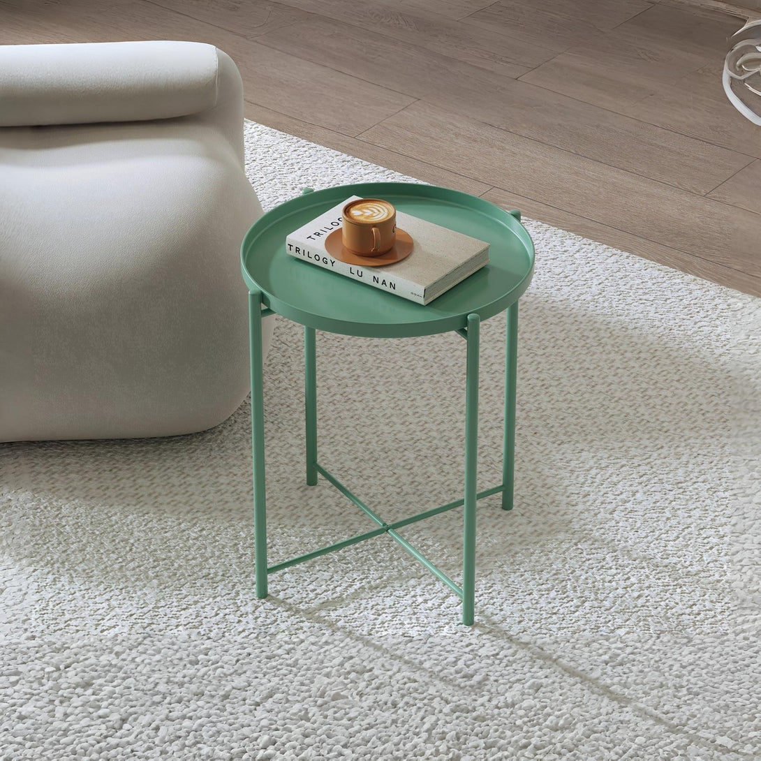 Xenia Round Coffee Table - Green