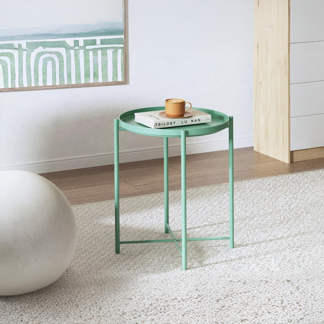 Xenia Round Coffee Table - Green