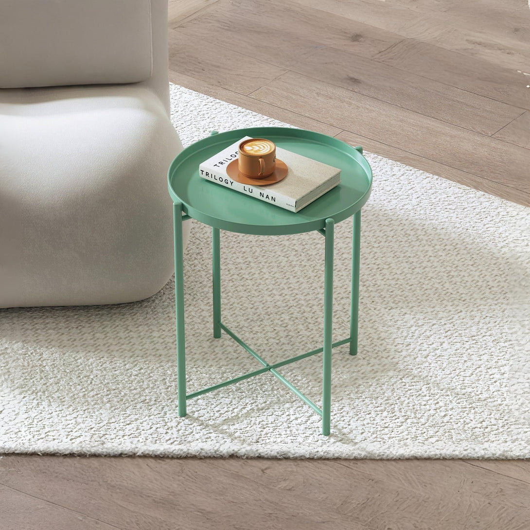 Xenia Round Coffee Table - Green