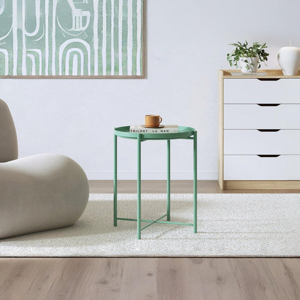 Xenia Round Coffee Table - Green