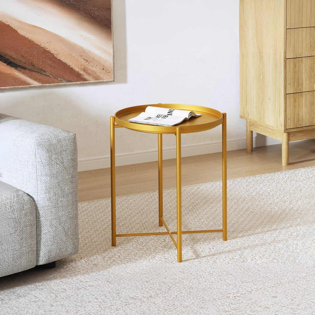Xenia Round Coffee Table - Yellow
