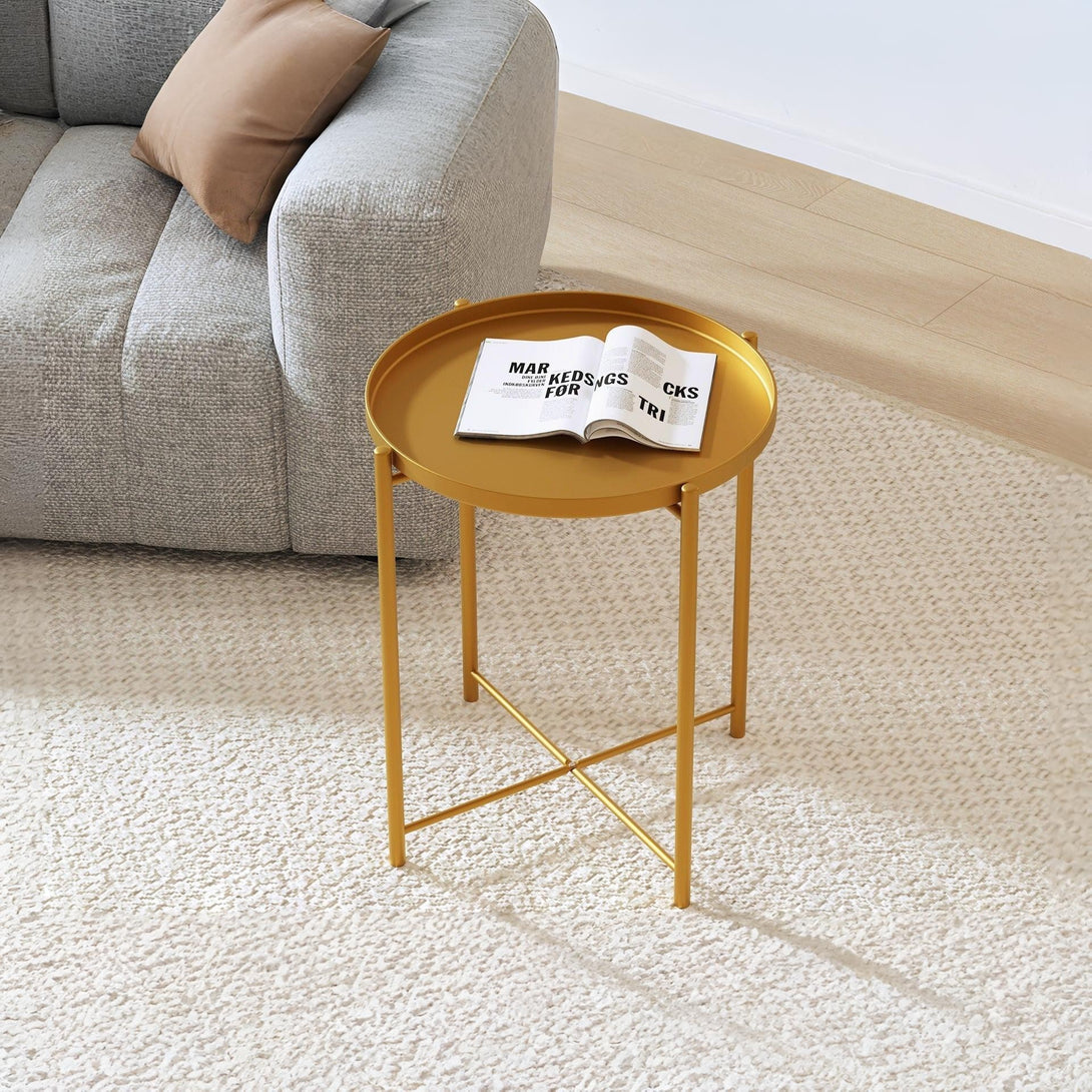 Xenia Round Coffee Table - Yellow