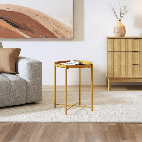 Xenia Round Coffee Table - Yellow