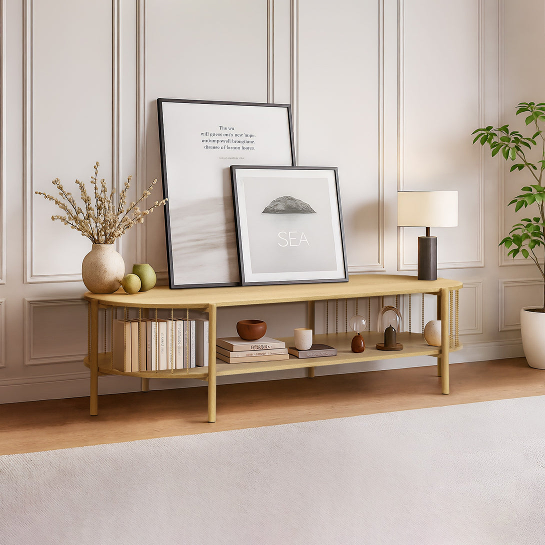 Deven 1.5m Entertainment Unit - Natural