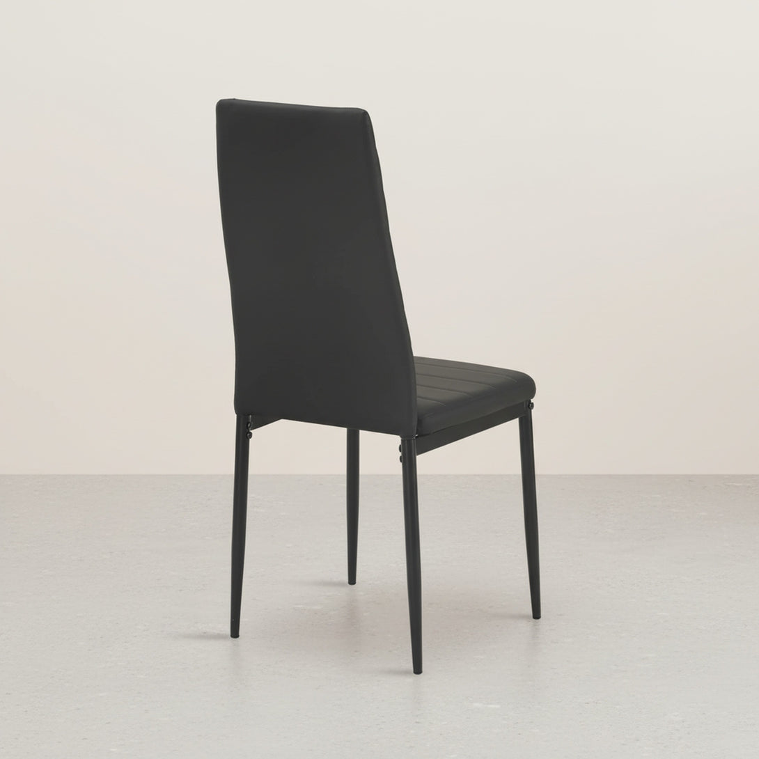 Samuel 7 Piece 1.8m Dining Set - Black