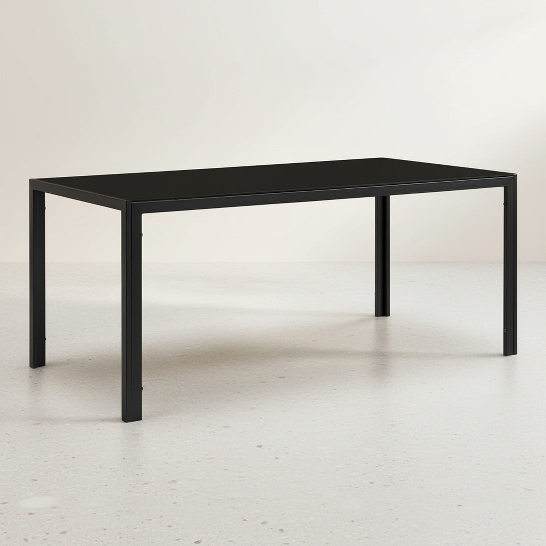 Samuel 7 Piece 1.8m Dining Set - Black