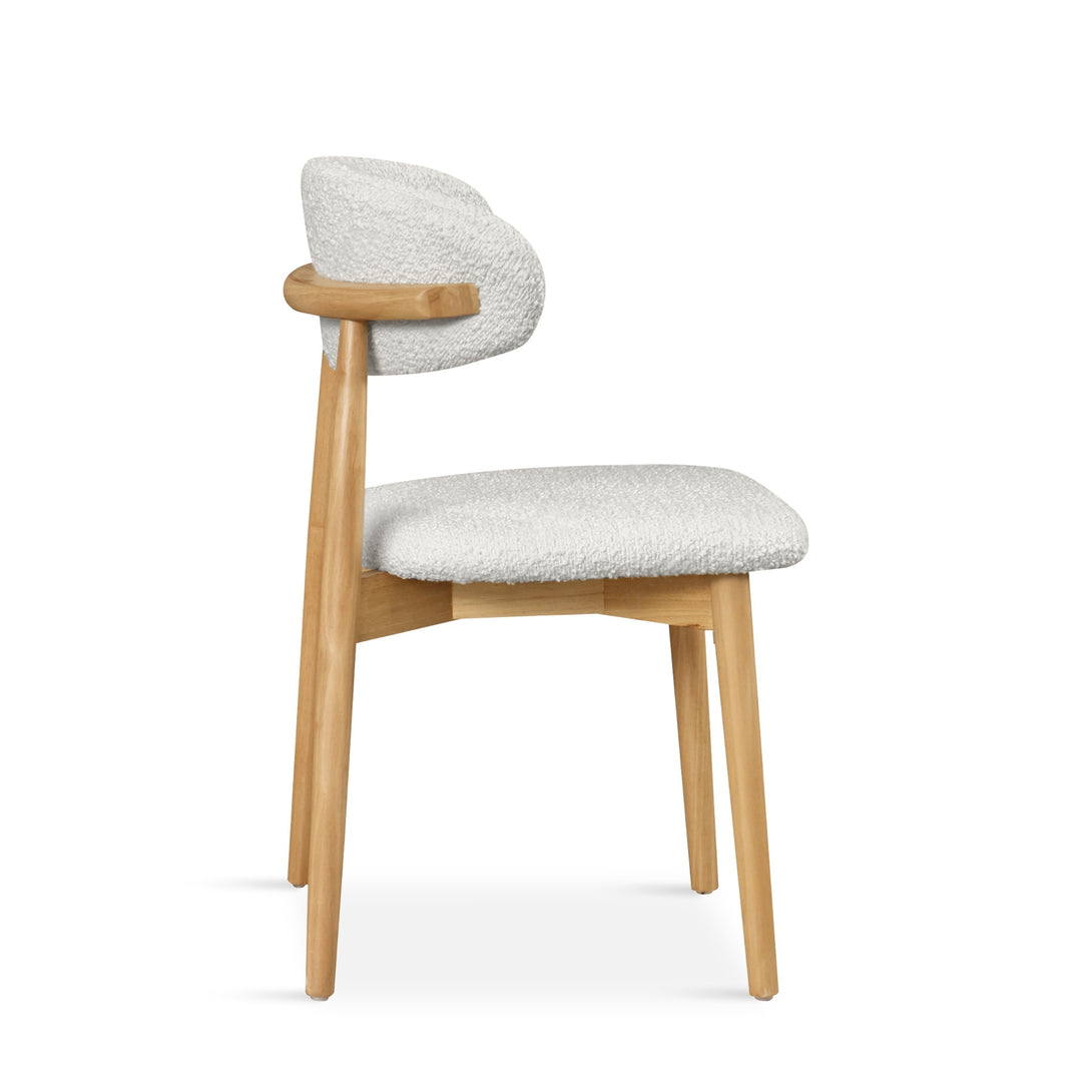 Wesley Rubber Wood Dining Chair - Set of 2 - White