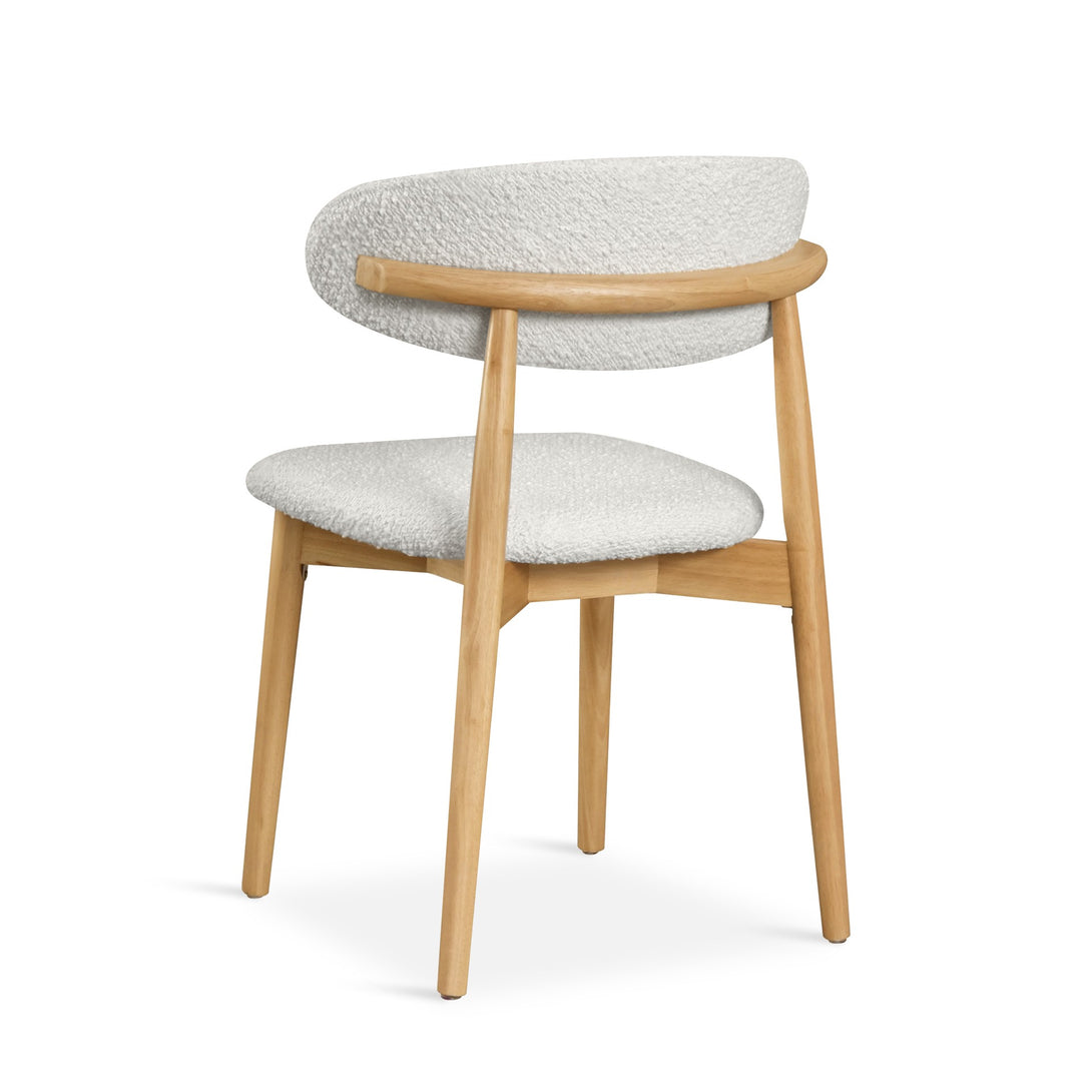 Wesley Rubber Wood Dining Chair - Set of 2 - White