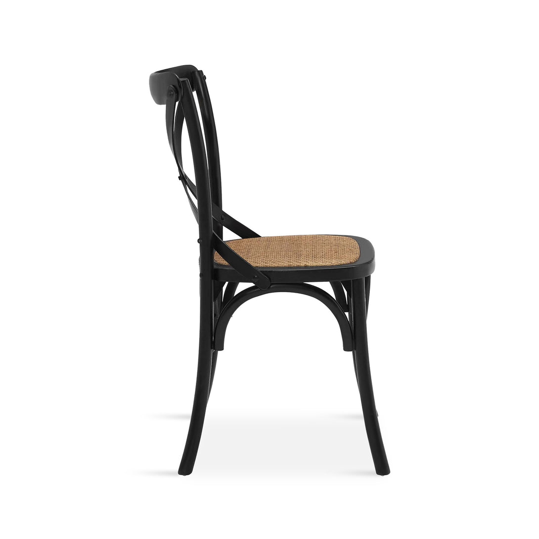 Aaron Dining Chair - Set of 2 - Black